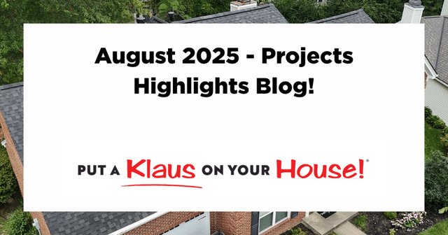 Klaus Roofing Systems of Cincinnati - Favorite Projects from August 2025