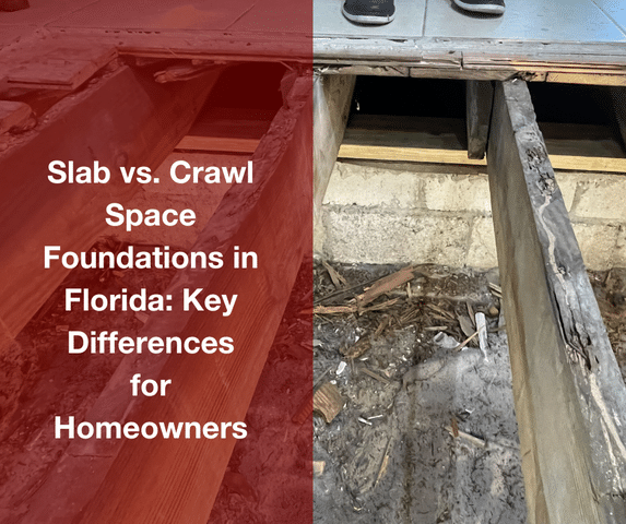 Slab vs. Crawl Space Foundations in Florida: Key Differences for Homeowners