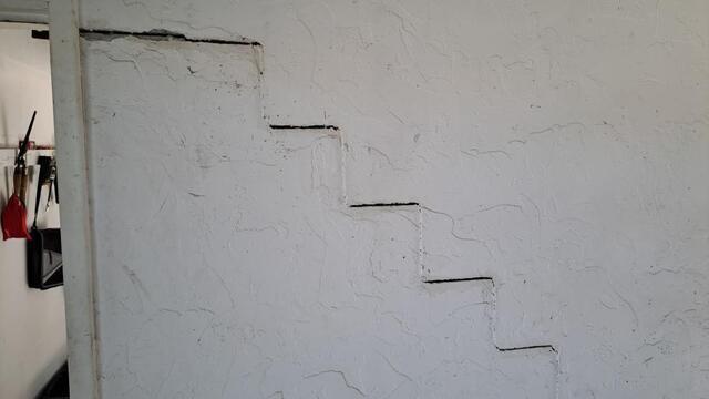 Exterior Foundation Crack 