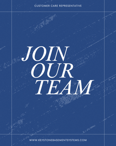 Join the Keystone Basement Systems Team: Now Hiring a Customer Care Represe...