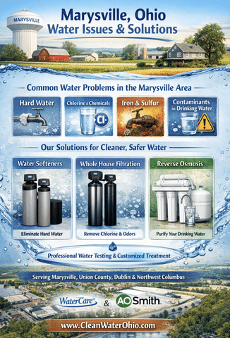 Marysville, Ohio Water Quality: Common Problems and How Home Water Treatmen...