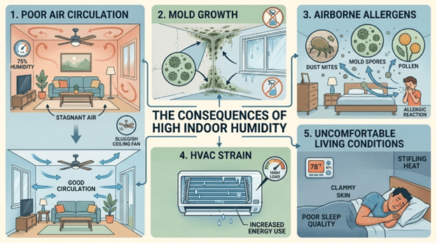 Consequences of High Indoor Humidity