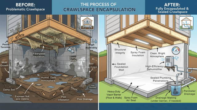 Can Crawlspace Encapsulation Improve Indoor Air Quality?