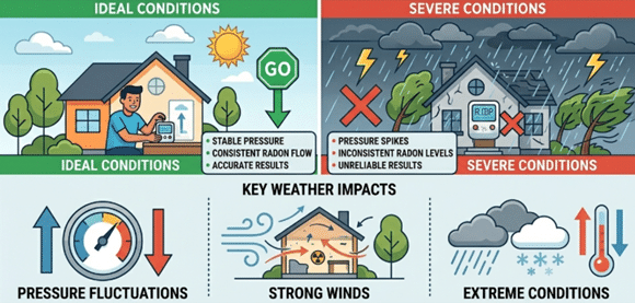 Key Weather Impacts on Radon Testing