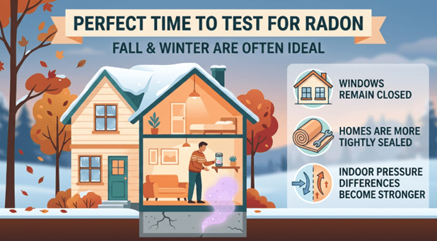 Perfect Time to Test for Radon