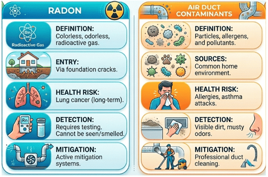 Can Air Duct Cleaning Reduce Radon in Your Home?
