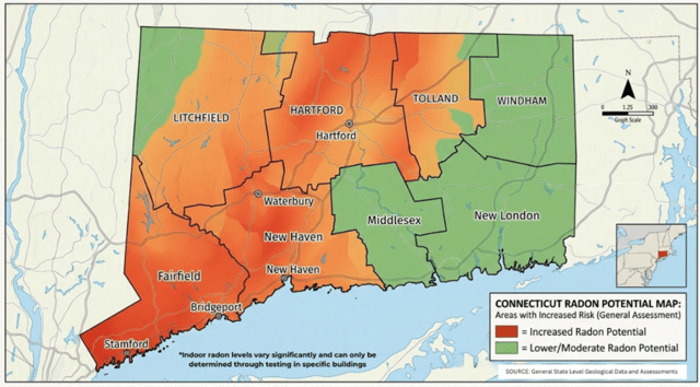 Radon Levels by ZIP Code