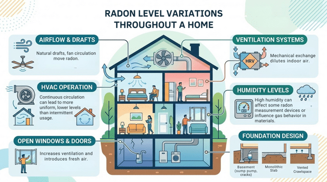Best Location for a Radon Detector in Your Home