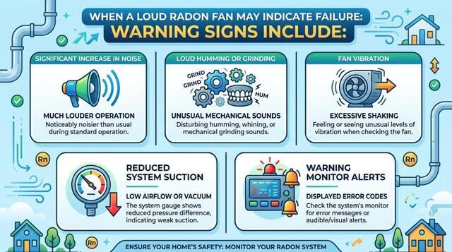 Radon Fan Warning Signs