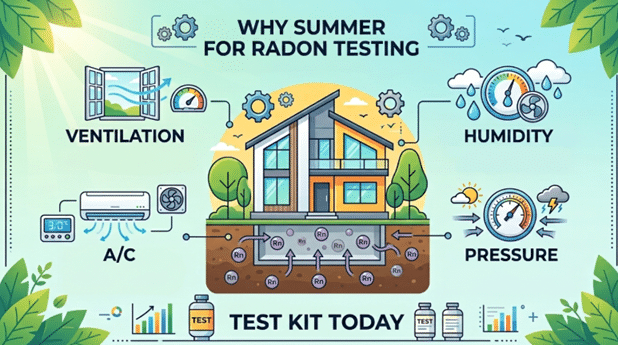 Why Choose Summer for Radon Testing