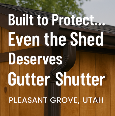 Upgrading Outdoor Protection: Pleasant Grove Shed Gutter Installation - Image 1