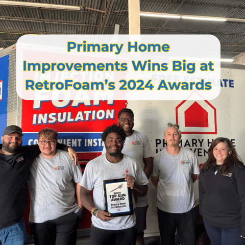 Primary Home Improvements Wins Big at RetroFoam's 2024 Awards