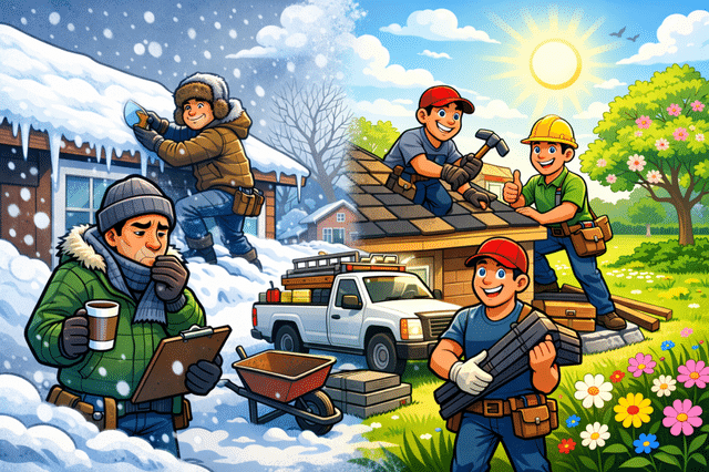 ❄️ How Colder Months Affect Exterior Projects and How We Are Gearing Up...