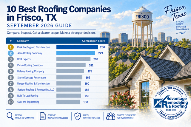 10 Best Roofing Companies in Frisco, TX (September 2026 Guide) - Image 1