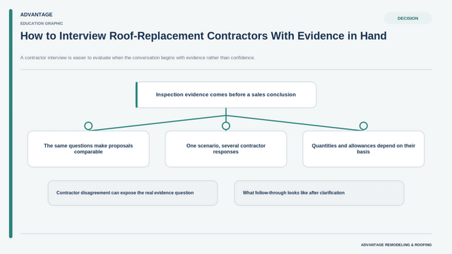 How to Interview Roof-Replacement Contractors With Evidence in Hand - Image 3