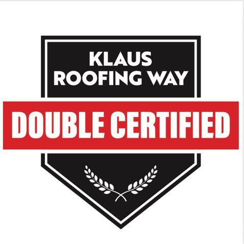 Three of Our Team Members Achieve Klaus Roofing Way Double Certified Status