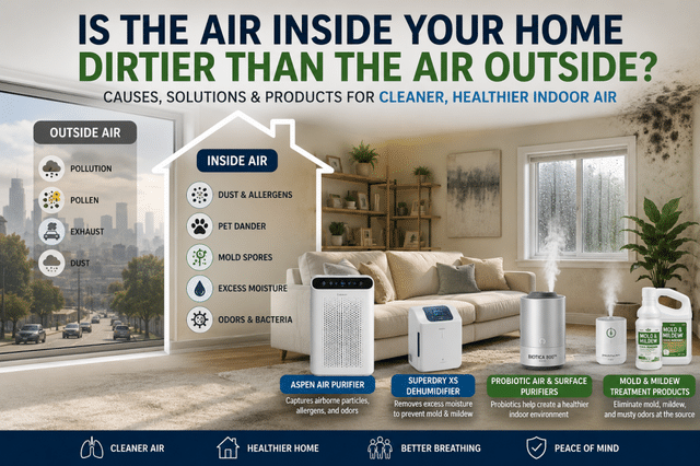 Is the Air Inside Your Home Dirtier Than the Air Outside? Here's How to Fix...