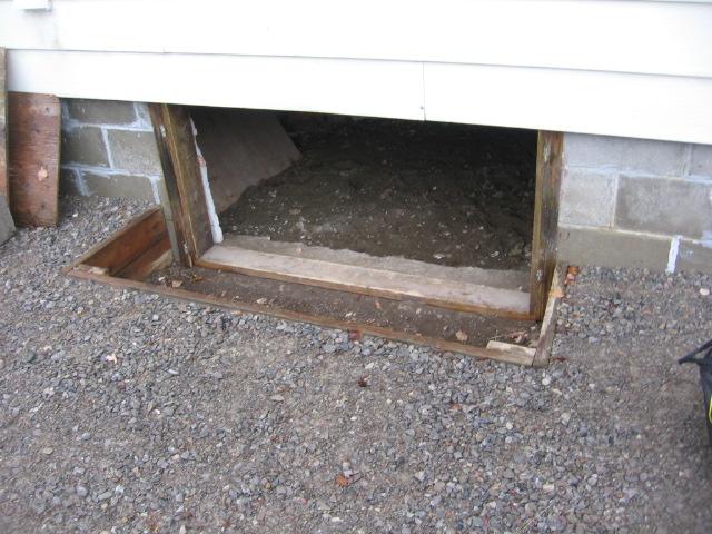 Crawl Space access before