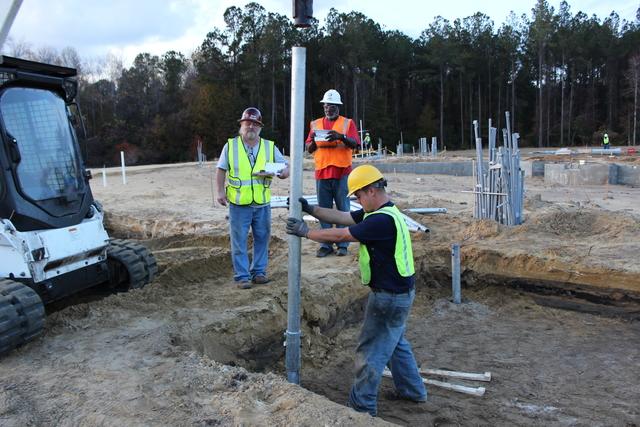 Attaching the helical extensions