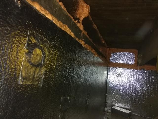 SiverGlo crawl space insulation uses graphite to reflect and keep in heat.