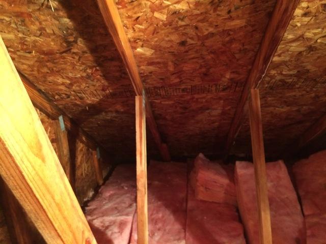 Attic after mitigation