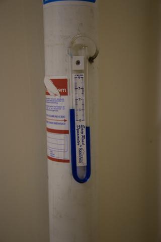 After the entire basement was waterproofed, the radon mitigation system was working as well as it did on the day it was installed!