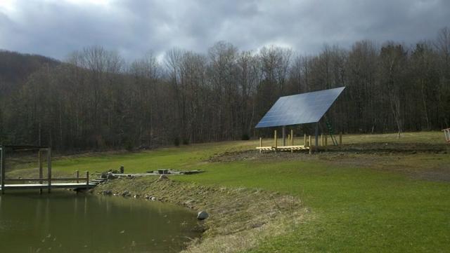 This ground mounted system has been a wonderful addition to this home in Brooktondale, New York.