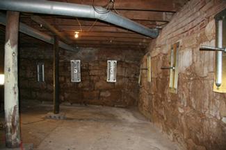 Stock Photo of foundation before ShotLock Installation.  (Courtesy of Foundation Support Works)