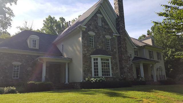Home in Clifton, VA gets much needed gutter attention.