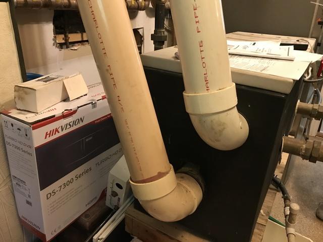 PVC Pipe Discoloration on a High Efficiency Furnace