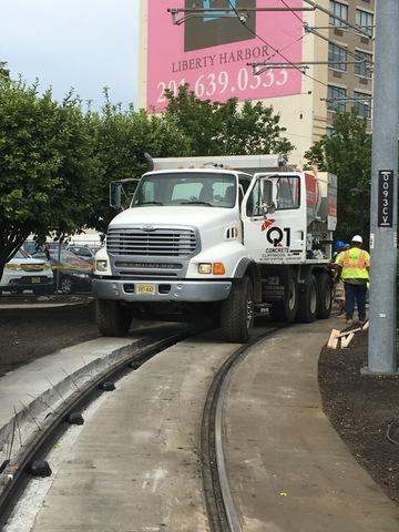 With the help of Quality 1st Concrete, the concrete near the tracks were replaced with new concrete!