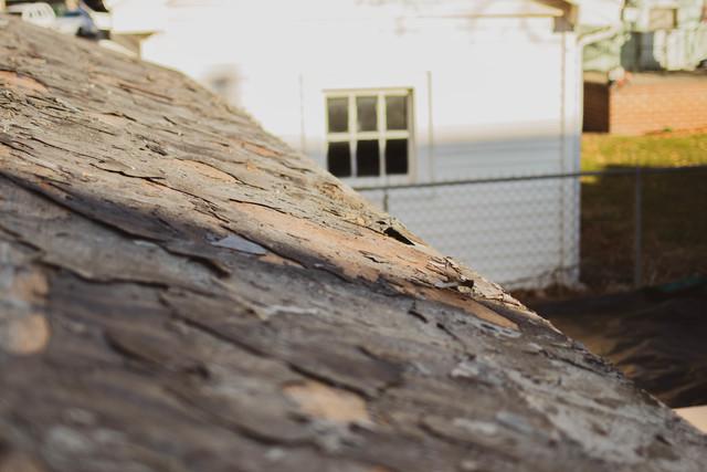 The old slate roof was deteriorating and desperately needed to be replaced.
