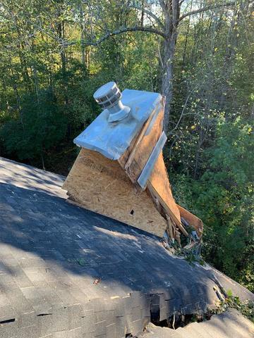 Roof and Chimney Damage