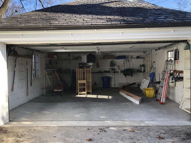 Garage all cleaned out. Ready for winter car parking.