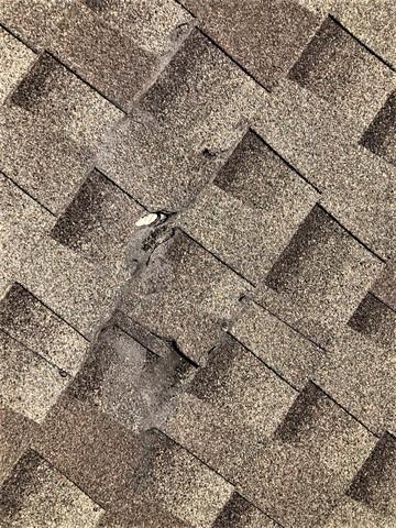 But the shingles didn't look very good.