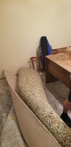 Carpet removed