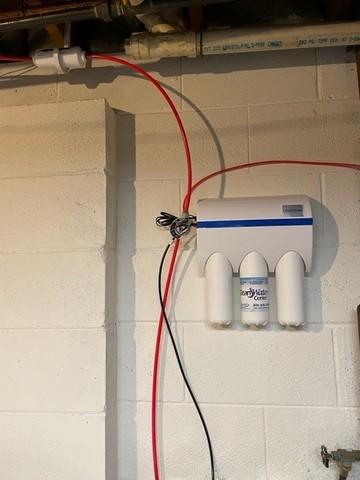 New Reverse Osmosis Drinking System installed.