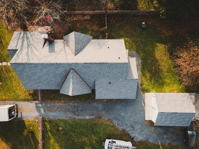 The new roof is installed.