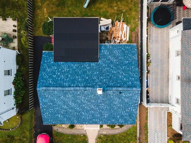The new roof is installed