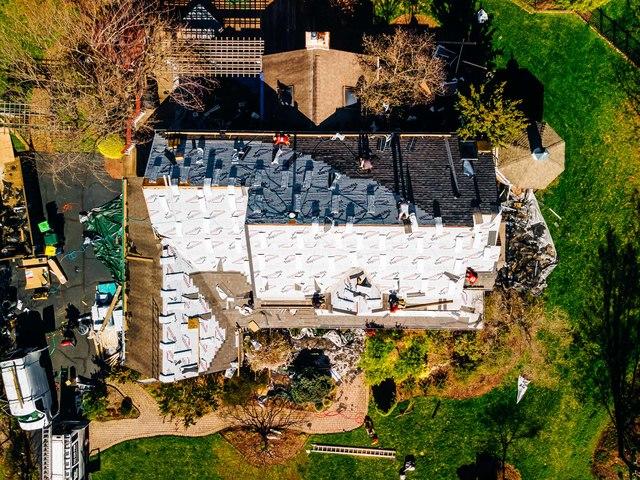 Ice and water membrane installed