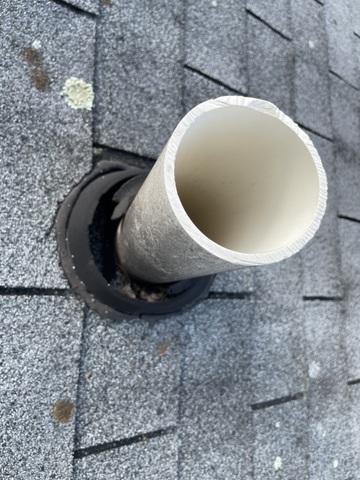 Deteriorated Roof Boot.