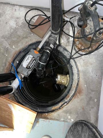 Replacing an old sump pump...