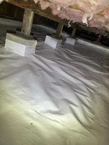 After image showing CleanSpace with pier wraps.