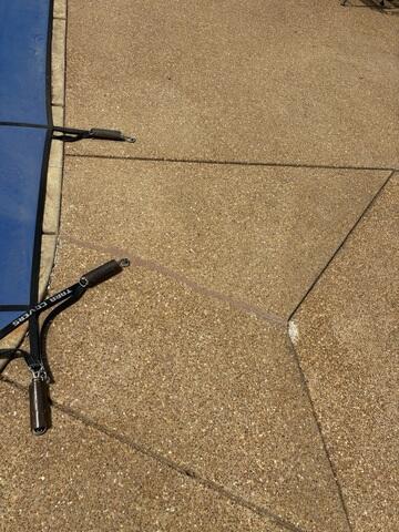 Concrete lifted and leveled.