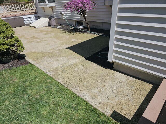 Patio Problem Area After Installing PolyLevel, SealantPro, and NexusPro