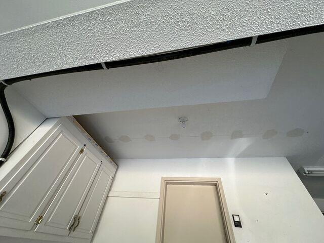 We dense packed and re-sealed the garage ceiling!