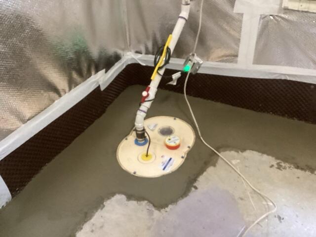Now that the basement is fully waterproofed, the homeowner is ready to finish the walls and add more usable space to their home.