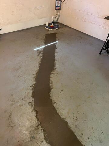 After: The homeowner was delighted to know their basement was properly waterproofed.