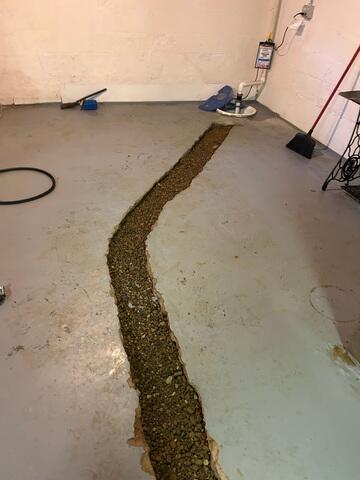 During: Our Foreman, Isael, and his crew installed the WaterGuard and replaced the old sump pump with the TripleSafe.
