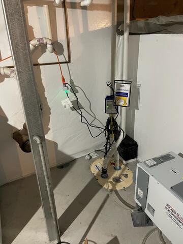 After: The homeowner was given peace of mind knowing their basement was secured.